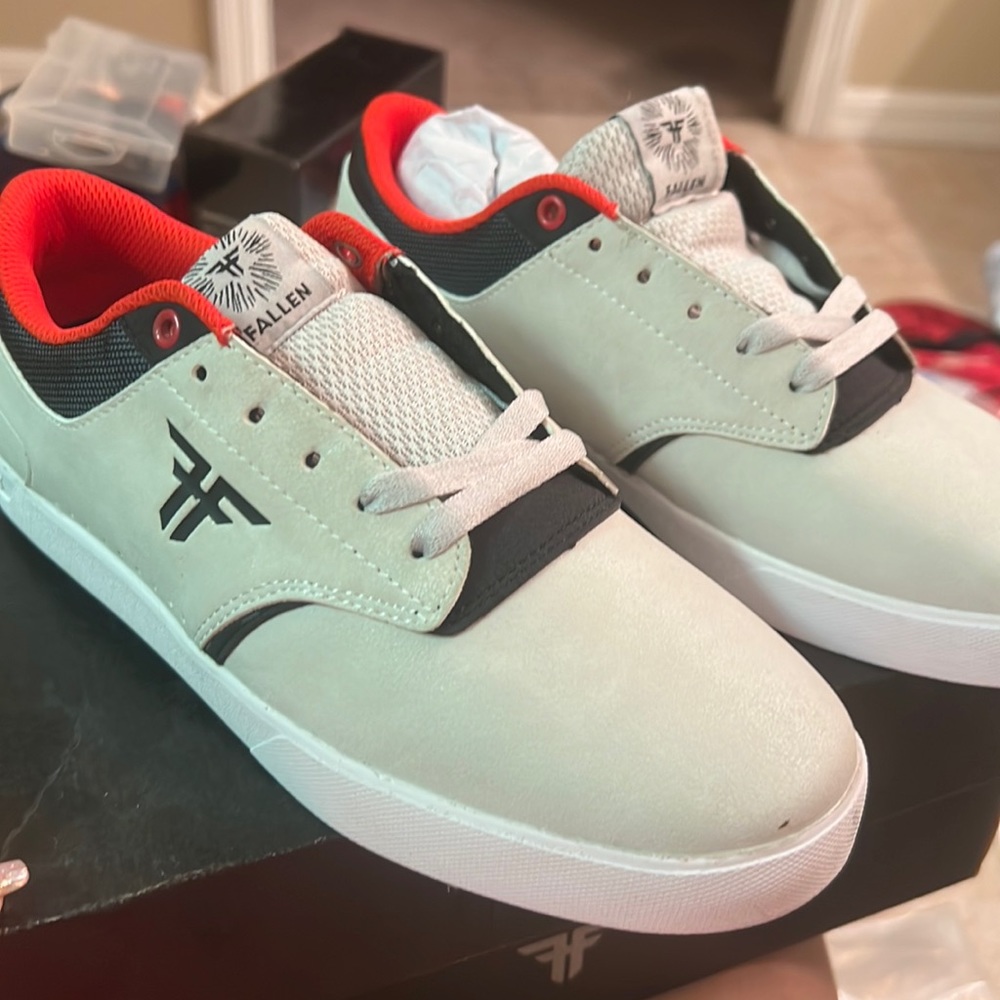 Fallen skateboard shoes the vibe newsprint gray/flat black Sandoval